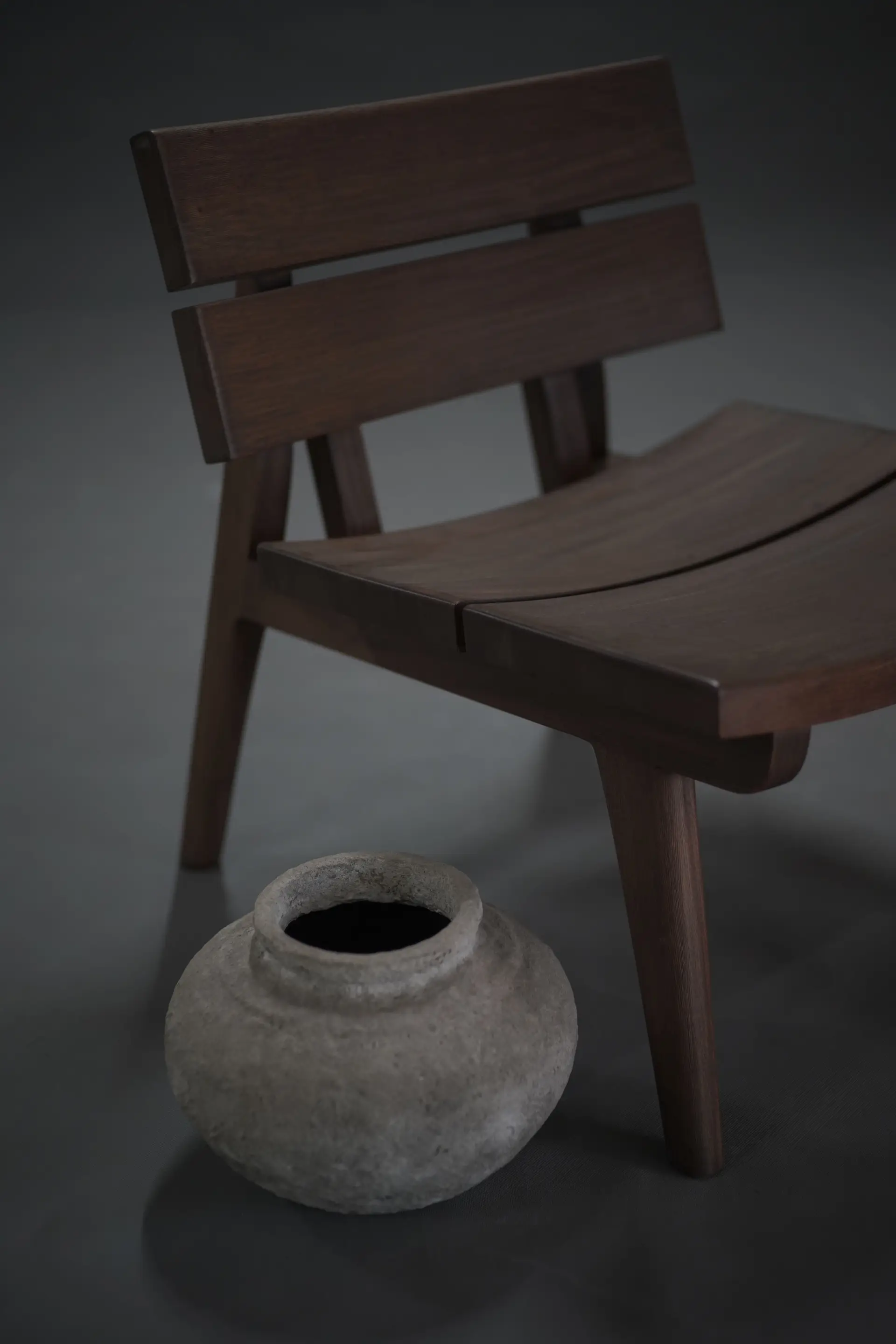 Artistic wooden chair