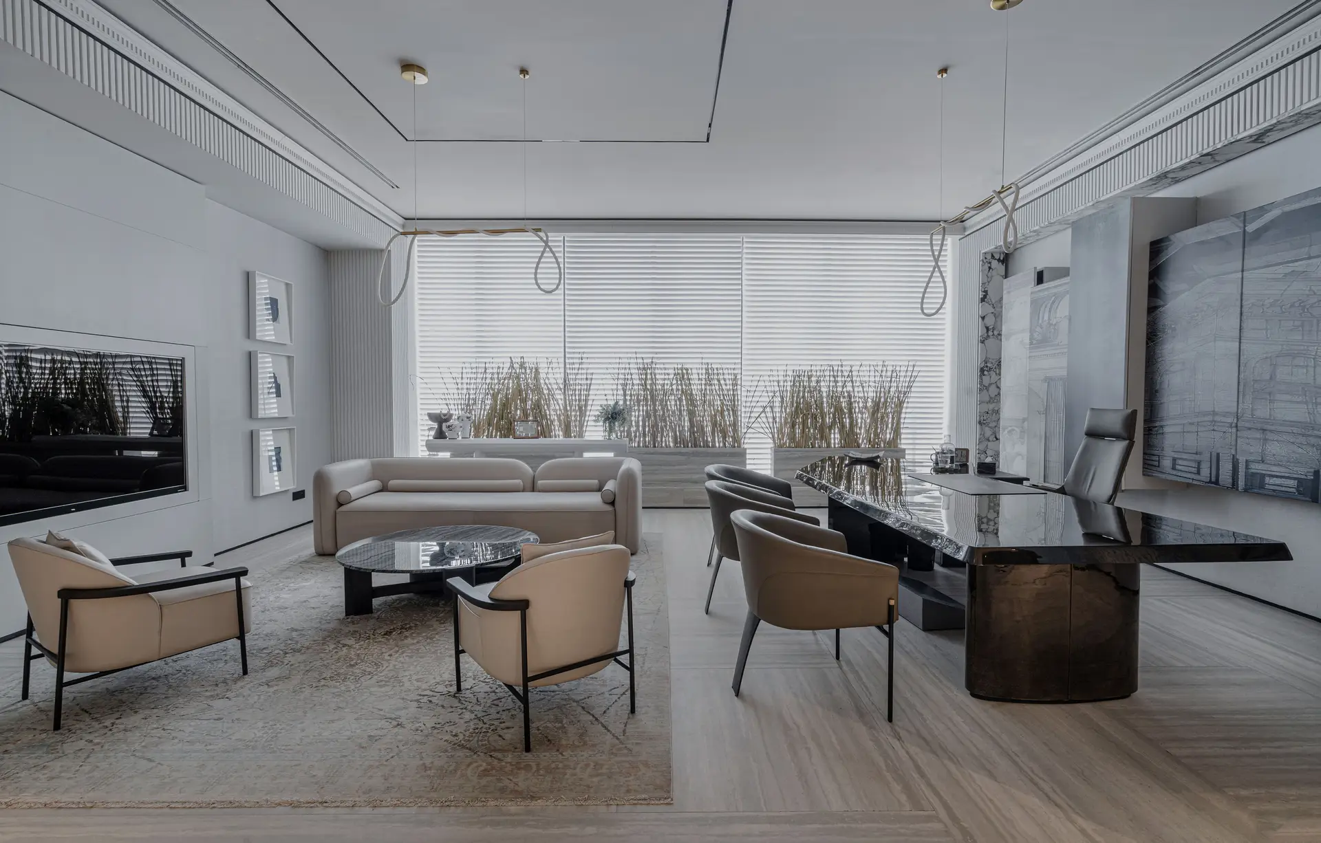 Bespoke furniture in a luxury Canadian interior